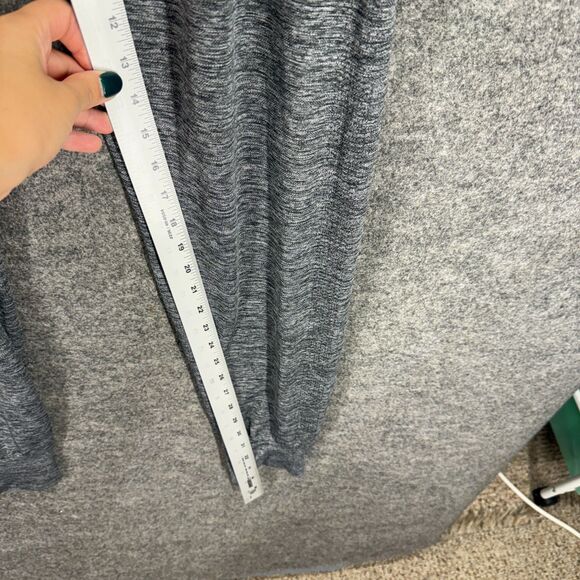 Unbranded Activewear Leggings Women M Tall Gray High Rise Capri Pull On Active - Picture 5 of 8